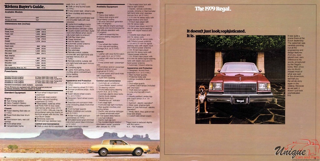1979 Buick Prestige Car Brochure Page 14